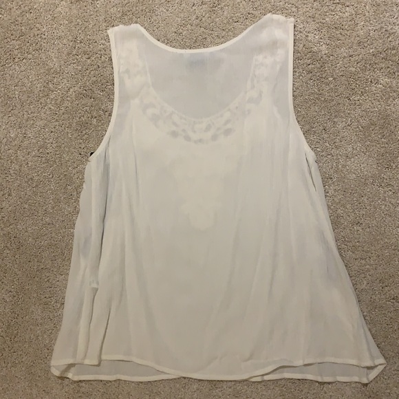 White Tank Top - Picture 3 of 3